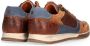 Australian Footwear Browning Leather Sneaker casual Tan-Cognac-Blue - Thumbnail 6