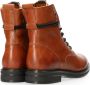 Maruti Anabela Boots Pixel Cognac Leer Dames Laarzen Cognac - Thumbnail 6