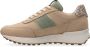 Maruti Lois Nubuck Beige Green Lage sneakers - Thumbnail 4