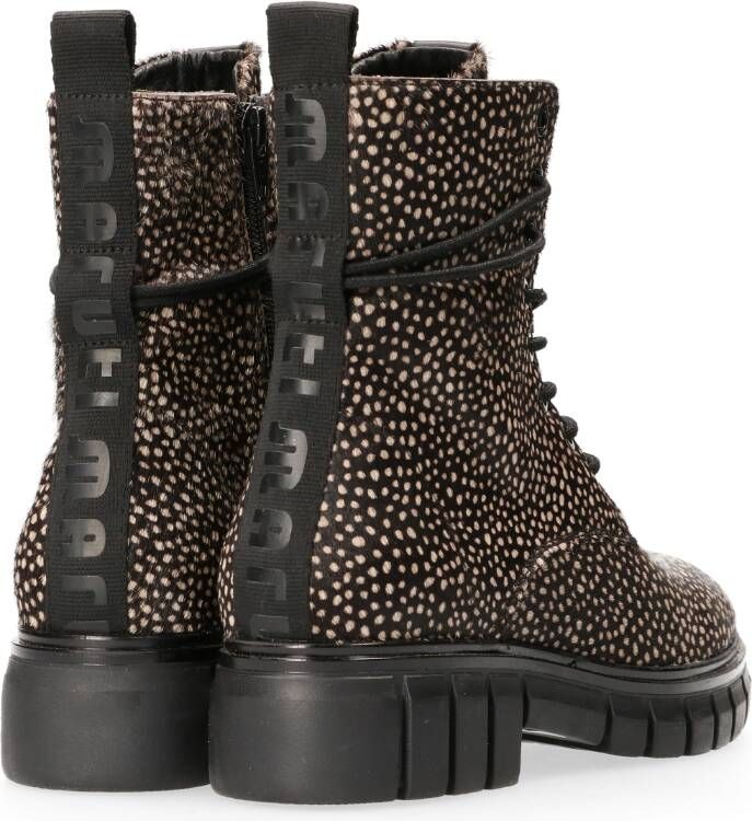 Maruti Boots Tyler Hairon Leather Pixel 66.1486.01 Zwart Dames Schoenen