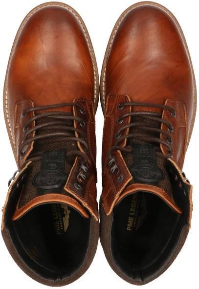 PME Legend PME Cargo Tanker Veterboots Laarzen Met Veters Heren Cognac -  Schoenen.nl