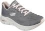 Skechers Arch Fit-Big Appeal 149057-GYPK Vrouwen Grijs Sneakers - Thumbnail 13