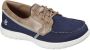 Skechers On The Go Flex Embark 136451-NVY Vrouwen Marineblauw Schoenen - Thumbnail 2