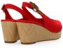 Tommy Hilfiger Sandaaltjes ICONIC ELBA SLING BACK WEDGE met jutebeleg - Thumbnail 14