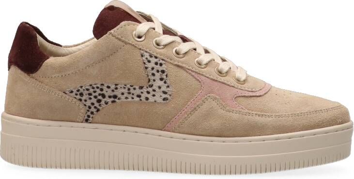Maruti Momo Sneakers Beige Beige Mauve Bordeaux Pix - Foto 2