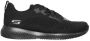 Skechers bobs squad tough talk hardloopschoenen zwart dames - Thumbnail 6
