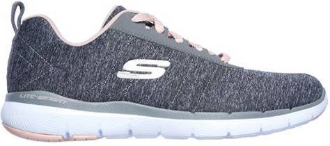 Skechers Flex Appeal 3.0-Insiders Sneakers Dames Grey Light Pink