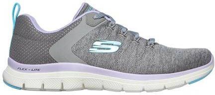 Skechers FLEX APPEAL 4.0 Womens Gray Lavender