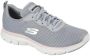 Skechers Flex Appeal 4.0 Brilliant V Sneakers Grijs Dames - Thumbnail 3