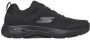 Skechers GO WALK ARCH FIT-IDYLLIC Mens Black Black - Thumbnail 4