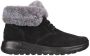 Skechers On The Go Joy Plush Dreams 144042 BKGY Vrouwen Zwart Schoenen Sneeuw laarzen - Thumbnail 4