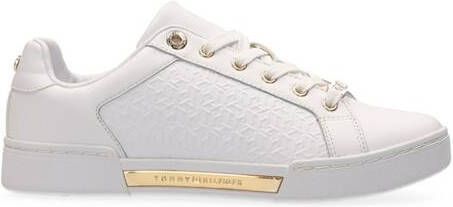 Tommy Hilfiger sneakers TH MONOGRAM ELEVATED SNEAKER met strepen in de loopzool