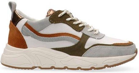 VanDalen Van Dalen Robin Sneaker Leer Sneaker casual Green 37 - Schoenen.nl