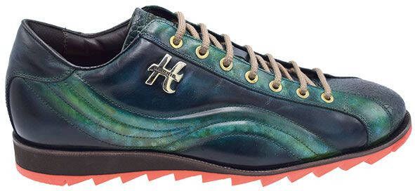 Harris 3895 P 5339 sneaker groen-blauw combi
