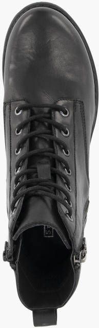 5th Avenue leren veterboots zwart - Schoenen.nl