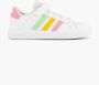 Adidas Sportswear Grand Court Lifestyle Court Elastic Lace and Top Strap Schoenen Kinderen Wit - Thumbnail 3