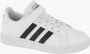 Adidas Originals Kinder gympen met klittenbandsluiting en elastische veters Grand Court Wit - Thumbnail 5