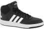 Adidas Sneaker Hoog Heren Hoops 2.0 Mid Trend Sneaker Hoog Zwart - Thumbnail 2