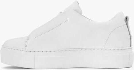 5th avenue Witte leren platform sneaker