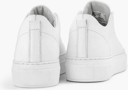 5th avenue Witte leren platform sneaker