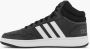 Adidas SPORTSWEAR Hoops 3.0 Mid Sneakers Core Black Ftwr White Grey Six - Thumbnail 6