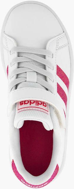Adidas Witte Grand Court sneaker glitter