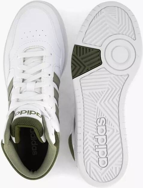 Adidas Core Witte Hoops 3.0 Mid