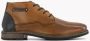 Bugatti Cognac leren veterschoen - Thumbnail 2