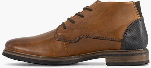 Bugatti Cognac leren veterschoen