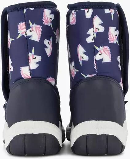 Cortina Donkerblauwe snowboot unicorn