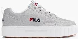 Fila Zilveren sneaker platform glitter