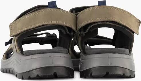 Jack & jones Slippers van leer met gestructureerde zool model 'VERONA