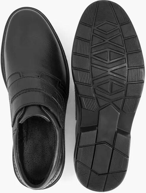 Gallus Zwarte leren geklede schoen