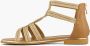Graceland sandalen met steentjes bruin - Thumbnail 4