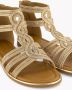 Graceland sandalen met steentjes bruin - Thumbnail 5