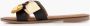 Graceland Zwarte slipper strik - Thumbnail 2