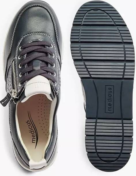 Medicus Donkerblauwe leren sneaker