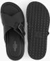Memphis one Zwarte leren slipper - Thumbnail 3