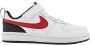Nike Court Borough Low 2 (GS) sneakers wit rood zwart - Thumbnail 16