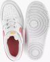 Nike court borough low 2 sneakers wit roze kinderen - Thumbnail 4