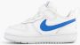 Nike court borough low 2 sneakers wit blauw kinderen - Thumbnail 3