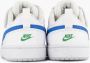 Nike court borough low 2 sneakers wit blauw kinderen - Thumbnail 5
