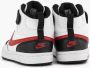 Nike court borough mid 2 sneakers wit rood kinderen - Thumbnail 4
