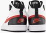 Nike court borough mid 2 sneakers wit rood kinderen - Thumbnail 15