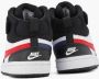 Nike court borough mid 2 sneakers wit rood kinderen - Thumbnail 6