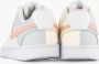 Nike Court Vision Low leren sneakers wit lichtblauw geel roze - Thumbnail 15