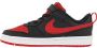 Nike court borough low 2 sneakers zwart rood kinderen - Thumbnail 18