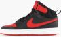 Nike Court Borough Mid 2 (GS) leren sneakers zwart rood - Thumbnail 10