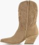 Oxmox Cowboylaarzen Dames Taupe - Thumbnail 3