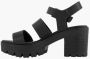 Oxmox Zwarte chunky sandalette - Thumbnail 3